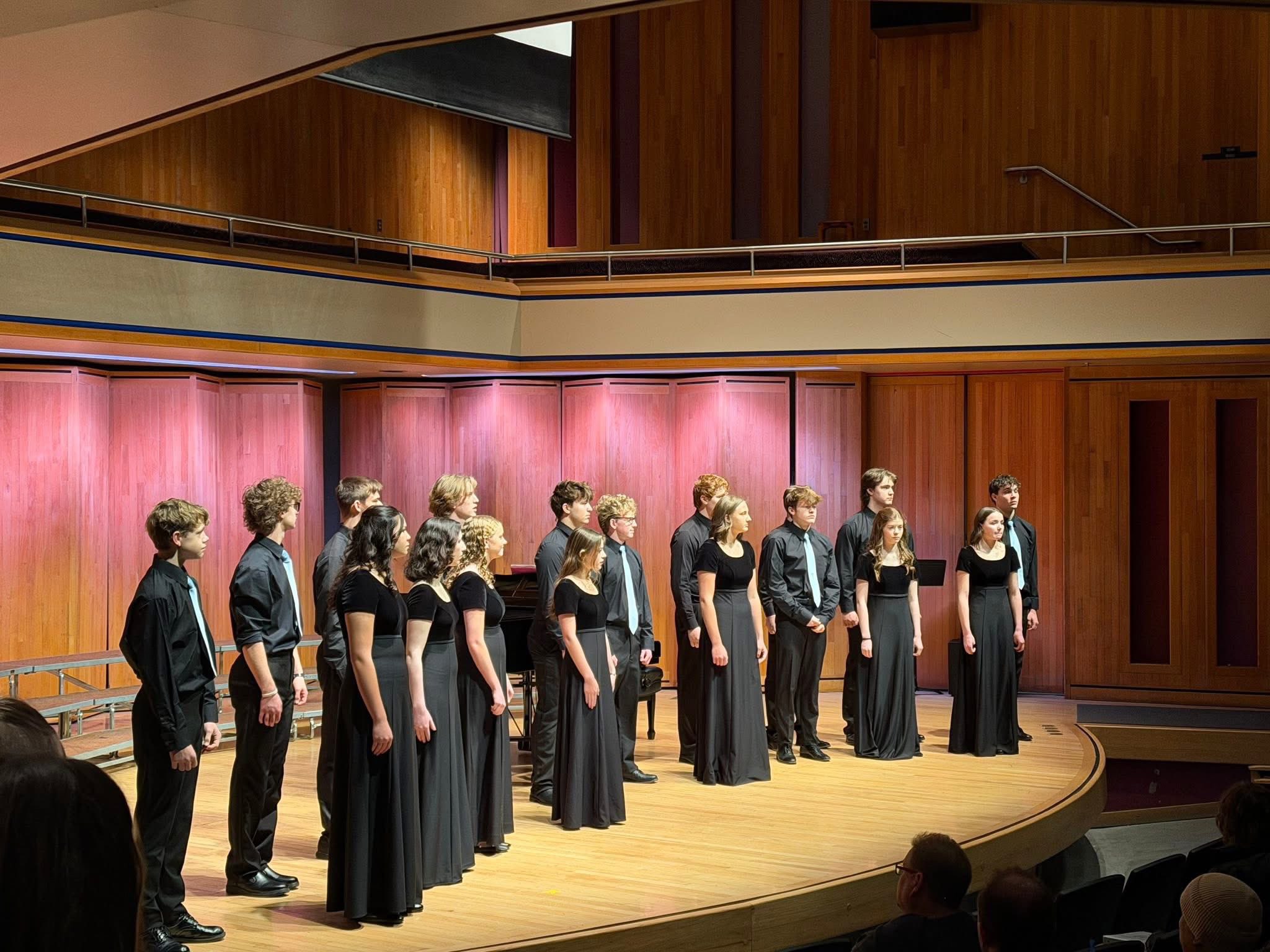 Chamber choir performance
